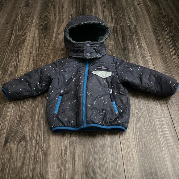 Patagonia toddler reversible “Tribbles” jacket